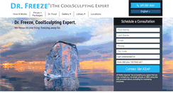 Desktop Screenshot of drfreeze.com